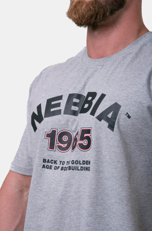 NEBBIA Golden Era T-shirt (Light Grey)